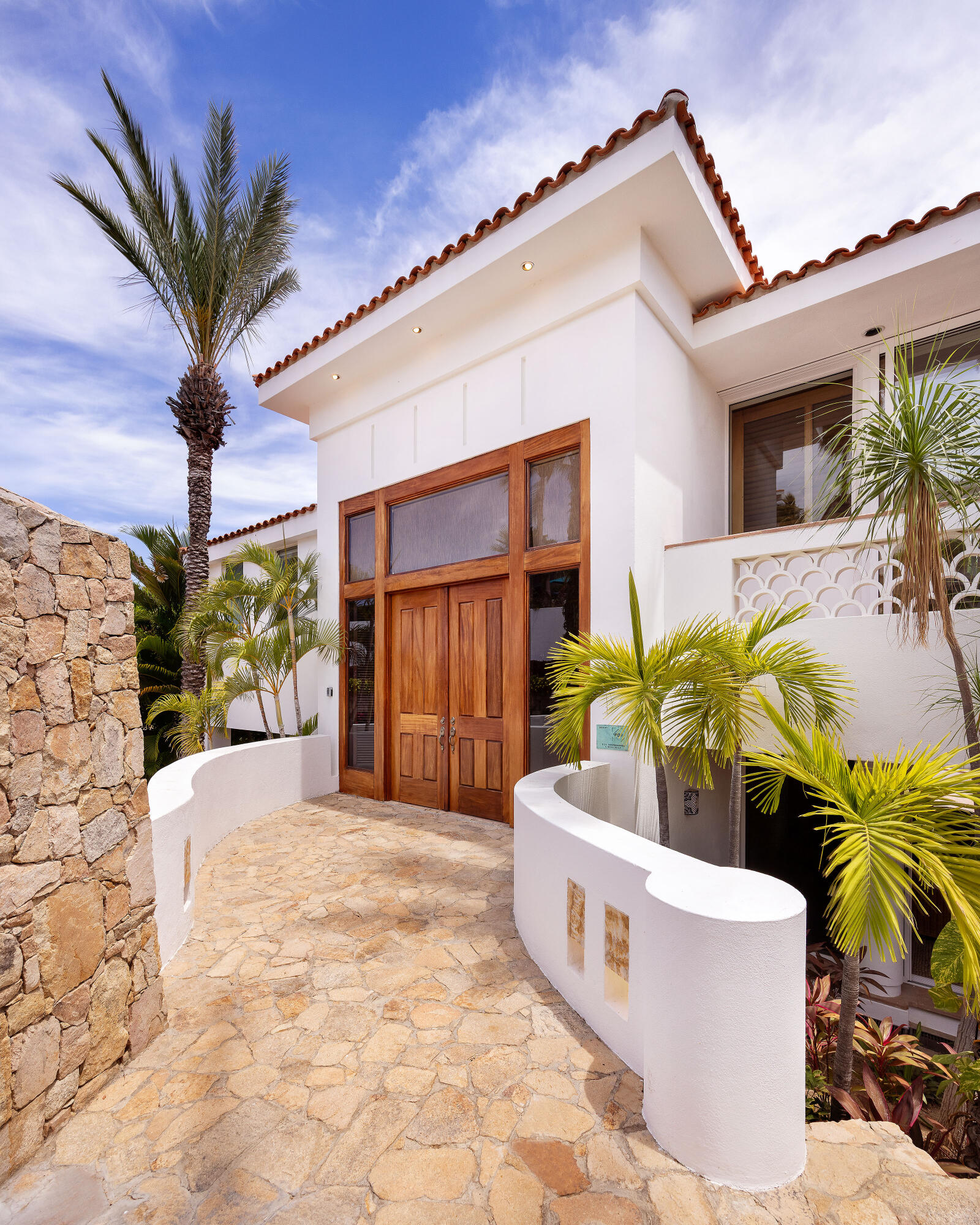 Querencia Section 4- Las Canadas Discover refined indoor-outdoor living at Cañada 9, set within Querencia, San Jose del Cabo's premier private golf community. Soaring beamed ceilings, walls of pocket glass, and luminous marble floors define an open great room that flows effortlessly to the terrace, infinity-edge pool, and stone-clad water feature -- all framed by panoramic Sea of Cortez and mountain for sale