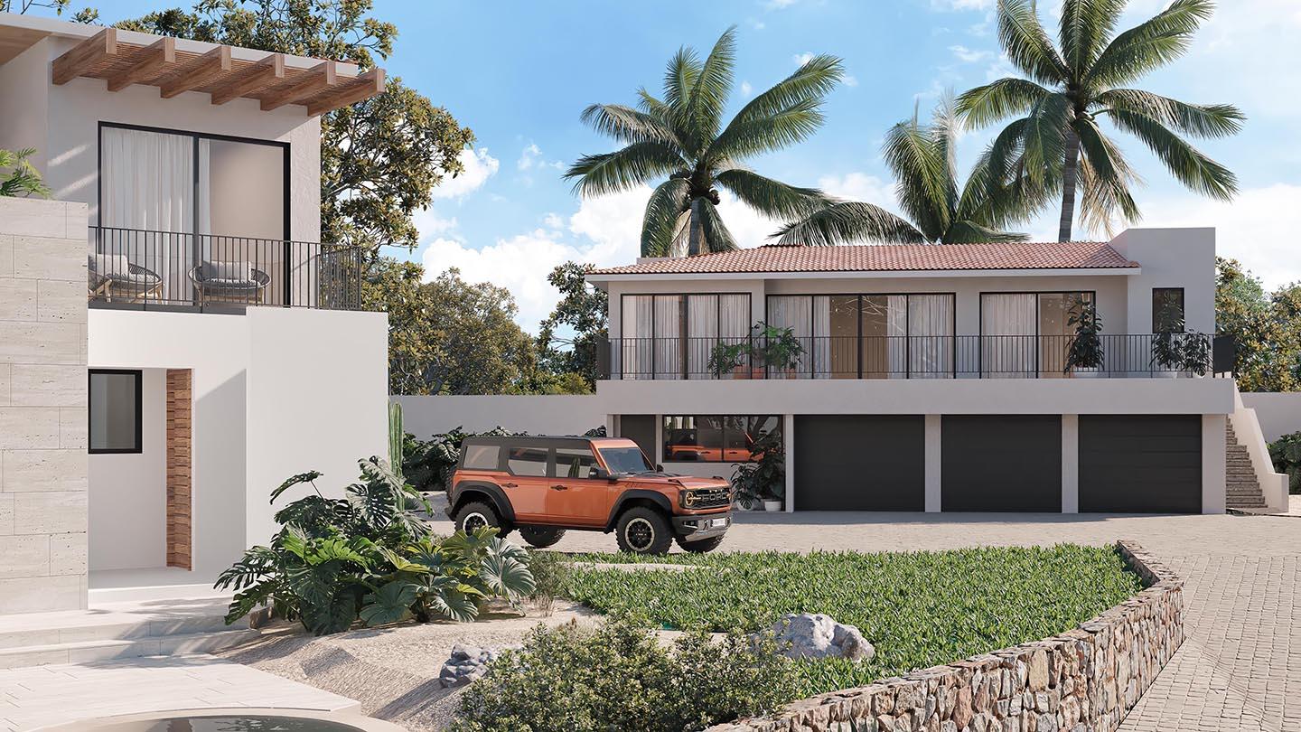 Querencia Section 1- Las Colinas A true one-of-one, The Nivel Estate is a bold architectural statement where scale, craftsmanship, and innovation converge. Spanning 18,000 square feet of seamless indoor-outdoor living, the home was recently featured in The Wall Street Journal. Perched atop Querencia Golf and Beach Club, it commands sweeping 270-degree for sale