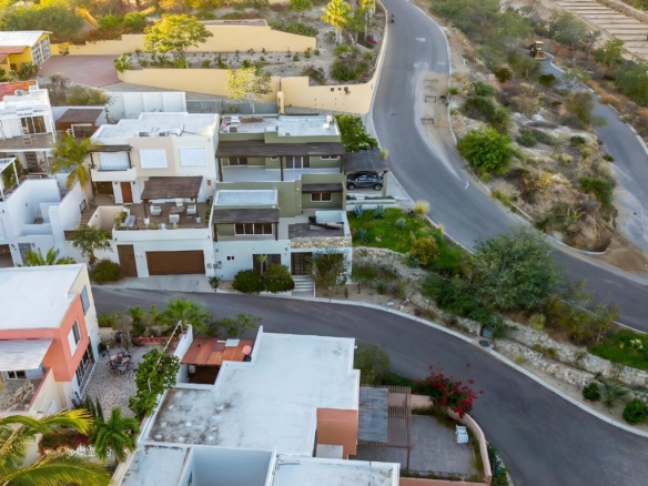 Querencia Section 4- Las Canadas Discover refined indoor-outdoor living at Cañada 9, set within Querencia, San Jose del Cabo's premier private golf community. Soaring beamed ceilings, walls of pocket glass, and luminous marble floors define an open great room that flows effortlessly to the terrace, infinity-edge pool, and stone-clad water feature -- all framed by panoramic Sea of Cortez and mountain – sn, Casa Tule #32, San Jose Corridor, San Jose Corridor, BS