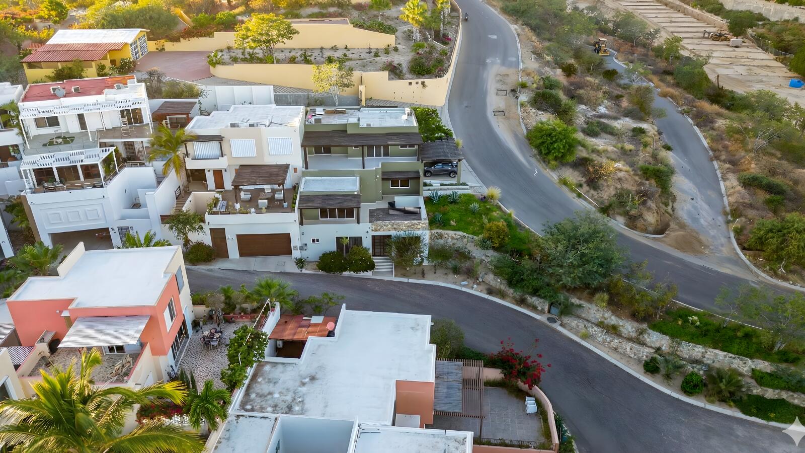Querencia Section 4- Las Canadas Discover refined indoor-outdoor living at Cañada 9, set within Querencia, San Jose del Cabo's premier private golf community. Soaring beamed ceilings, walls of pocket glass, and luminous marble floors define an open great room that flows effortlessly to the terrace, infinity-edge pool, and stone-clad water feature -- all framed by panoramic Sea of Cortez and mountain for sale