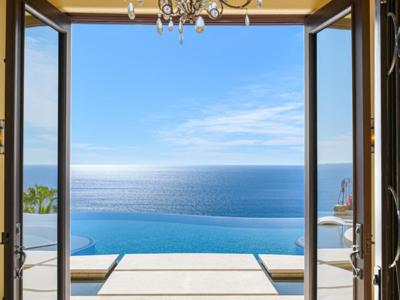 Querencia Section 4- Las Canadas Discover refined indoor-outdoor living at Cañada 9, set within Querencia, San Jose del Cabo's premier private golf community. Soaring beamed ceilings, walls of pocket glass, and luminous marble floors define an open great room that flows effortlessly to the terrace, infinity-edge pool, and stone-clad water feature -- all framed by panoramic Sea of Cortez and mountain – The Villas at La Montana, San Jose Corridor, BS