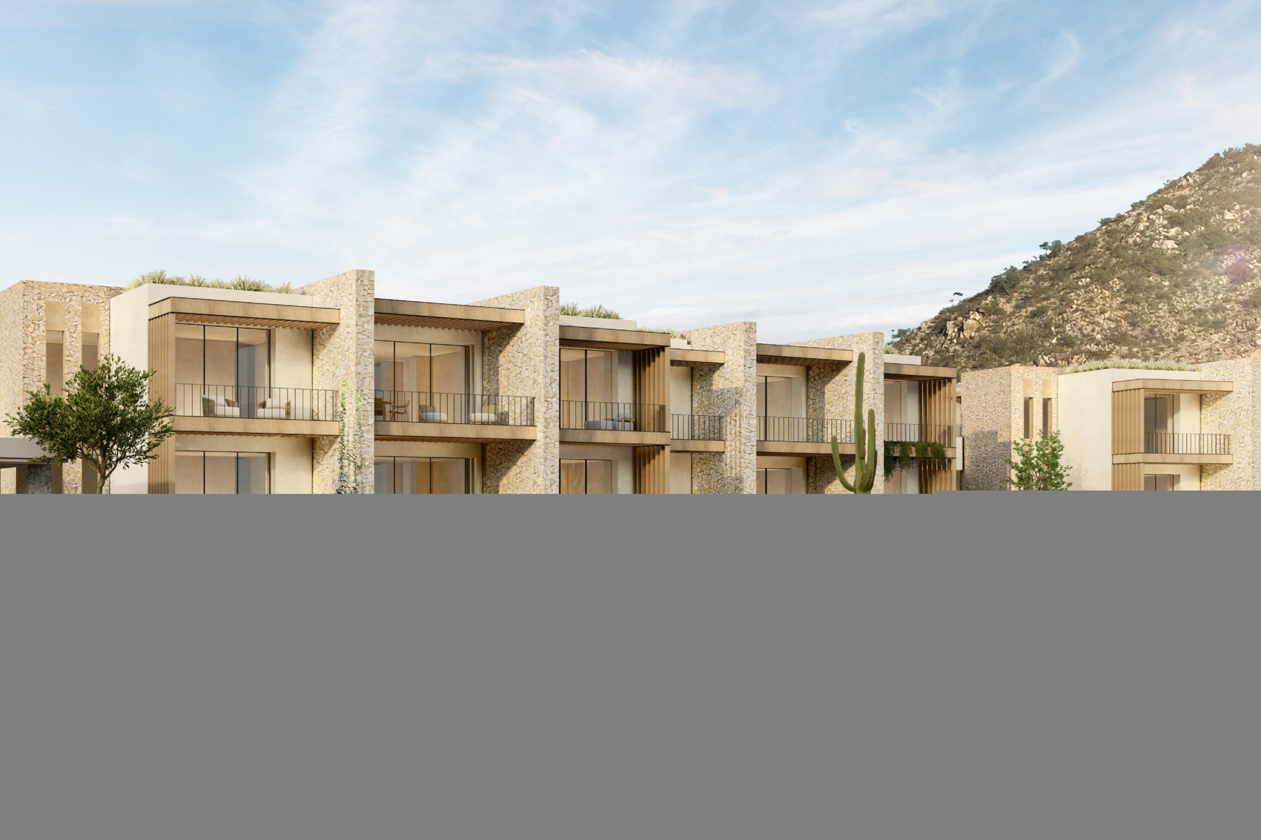 Querencia Section 3- El Valle El Valle is the latest neighborhood designed within the masterplanned Querencia community.A smaller, more intimate enclave set against the backdrop of the vibrant desert mountains,the 12 condominium residences offer a mix of for sale