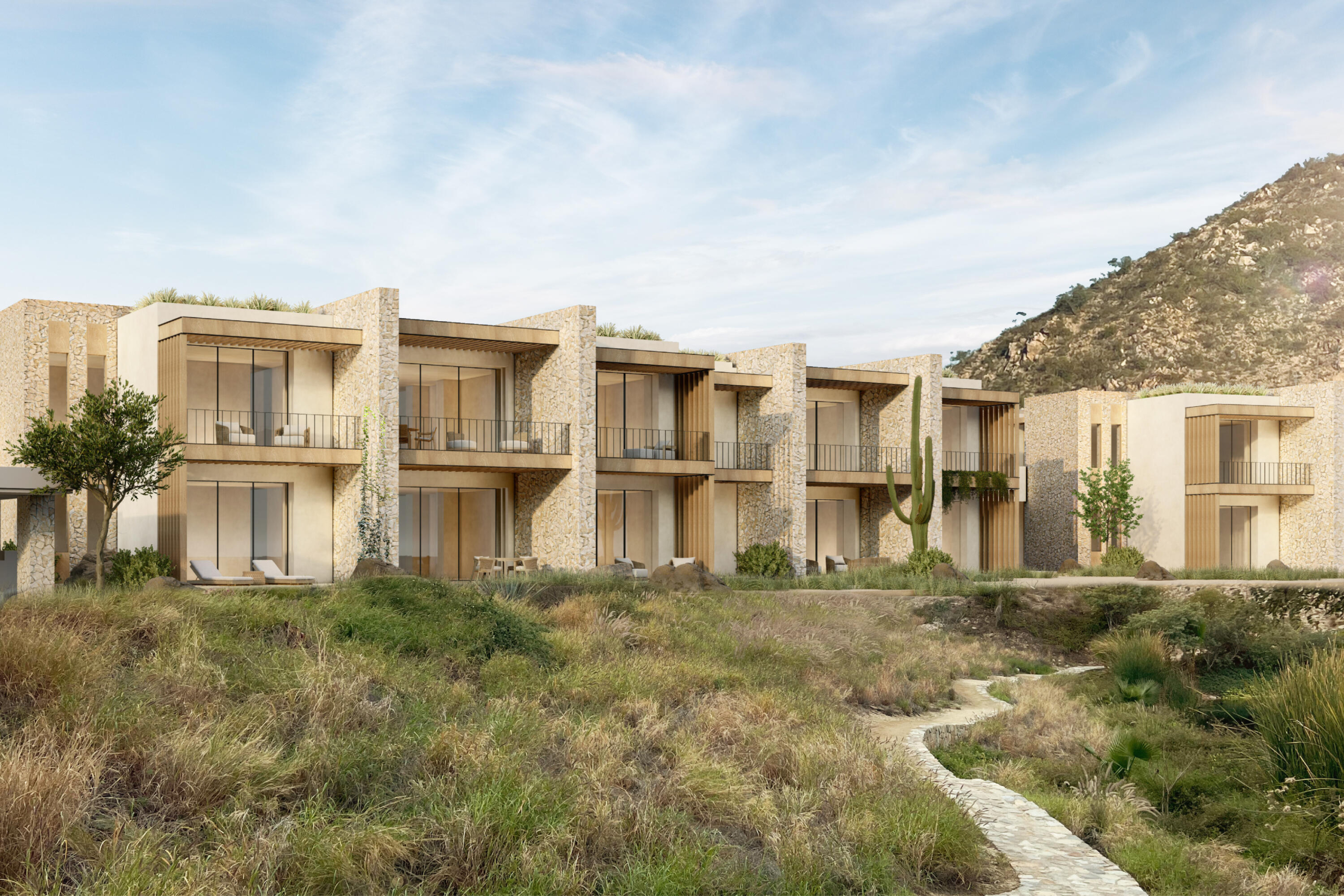 Querencia Section 3- El Valle El Valle is the latest neighborhood designed within the masterplanned Querencia community.A smaller, more intimate enclave set against the backdrop of the vibrant desert mountains,the 12 condominium residences offer a mix of for sale