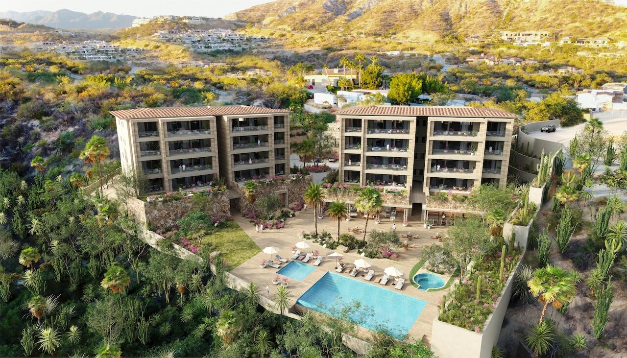 Querencia Section 18- Horizontes Welcome to La Reserva in Los Cabos Querencia, by Tempo Development. This sixteen-unit boutique development sits on two-acres and is due for completion in the Spring of 2026. These three-bedroom, plus study residences are carefully designed with on-site amenities, including the owners' indoor-outdoor fitness center, heated pool with jetted-spa, and owner's lounge. Querencia offers a Tom Fazio golf course and club amenities. La Reserva is in the Horizantes subdivision, three minutes from the entry gate and beach club, and five minutes to the club village. See Supplement. Features:Other features include an open floor-plan, ten foot high ceilings, professional kitchen with waterfall island and laundry room. The finishings reflect the natural surroundings with travertine marble floors, Parota and Oak wood cabinets and doors, neutral color pallet, and flagstone rock walls. The air-conditioned space is 2,800 square feet plus a terrace area of 667 square feet. Owners qualify to apply for a social or golf membership. Querencia recently completed its owners beach club with easy access from within the gates. La Reserva has been mindfully designed by Carranza Ruiz Arquitectos and developed by Tempo Development. Construction began this March of 2024. Ask about the four-bedroom option.Ask about the outdoor grill station, wine fridge, hurricane shutters and outdoor fire-pit upgrades. Water purification provided for each building. A gas generator will be provided for each unit. for sale